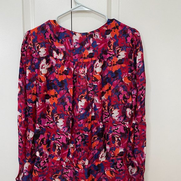 Julia Patterned SIlk Blend Blouse from Parker - Picture 2 of 8